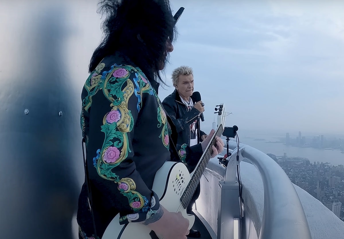 Steve Stevens y Billy Idol en el Empire State