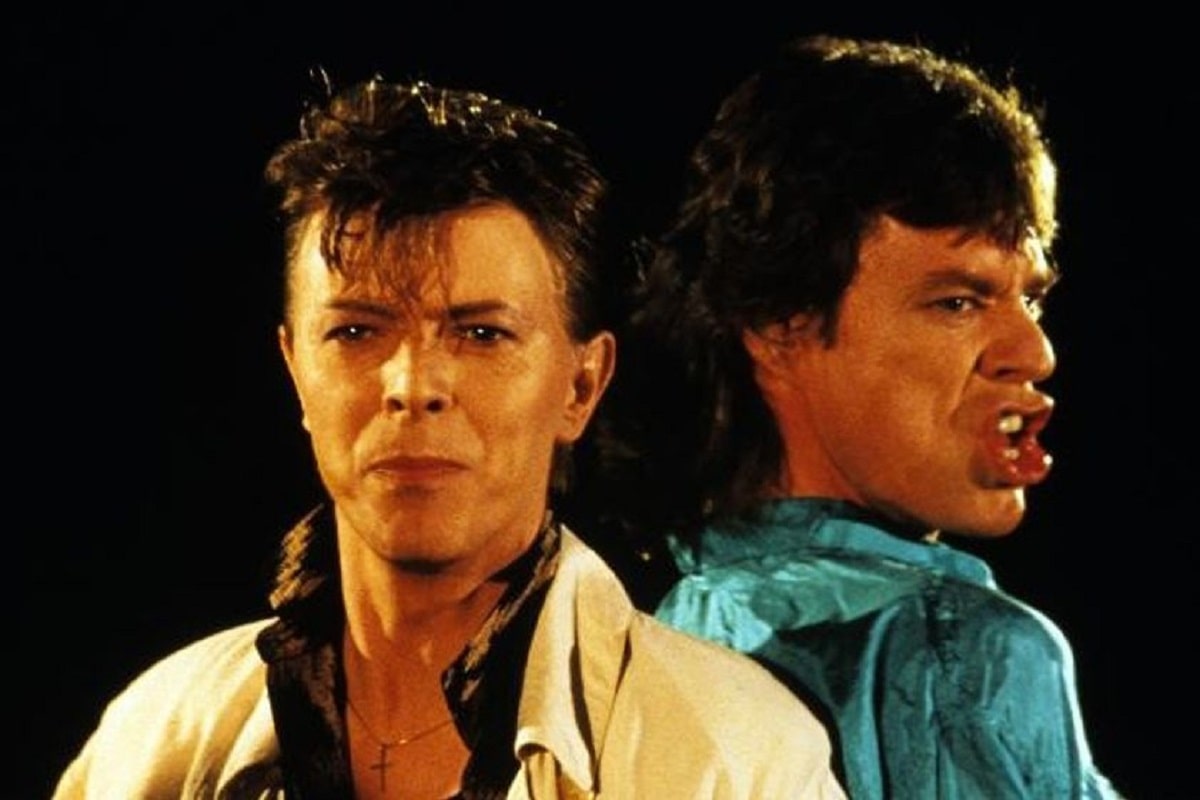 David Bowie y Mick Jagger