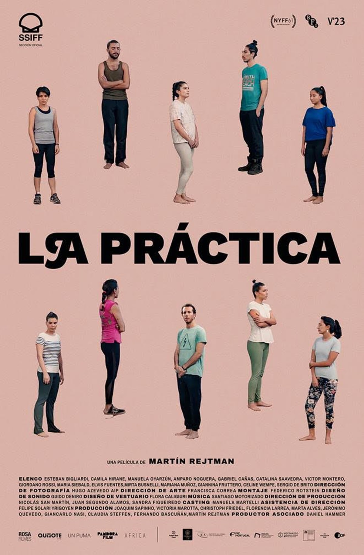 Póster de La práctica, nuevo film de Martin Rejtman