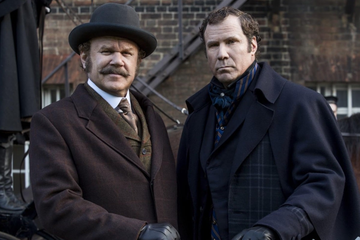 John C. Reilly y Will Ferrell en Holmes & Watson (2018)