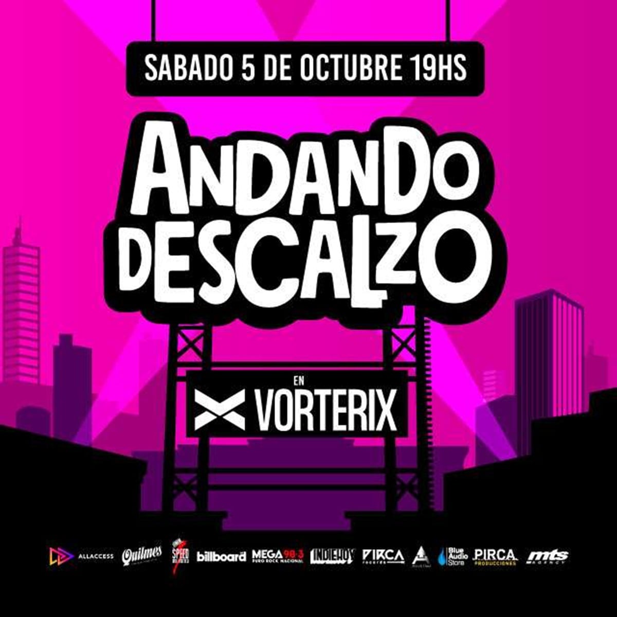 Andando Descalzo en Vorterix