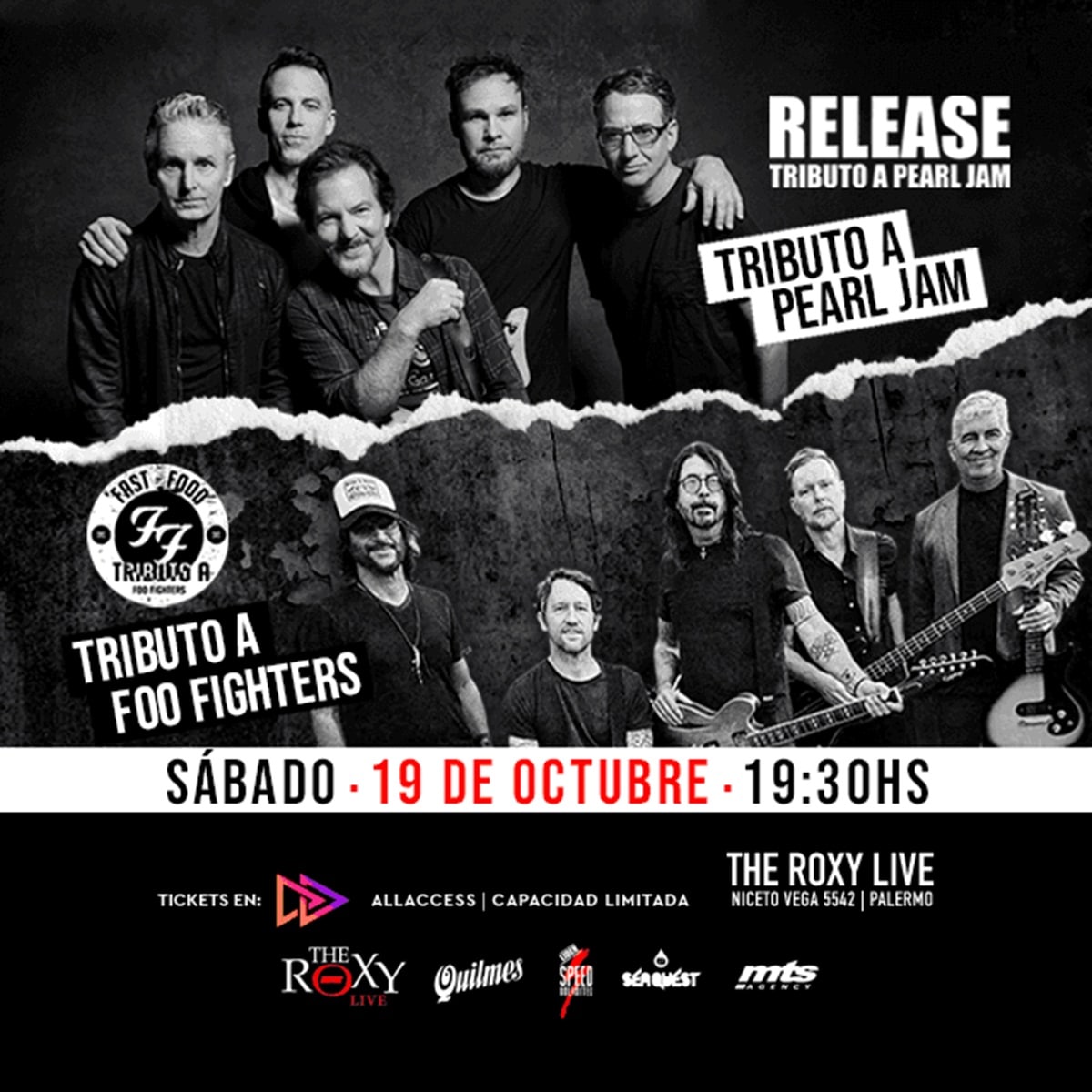 Fast Food y Release en The Roxy Live