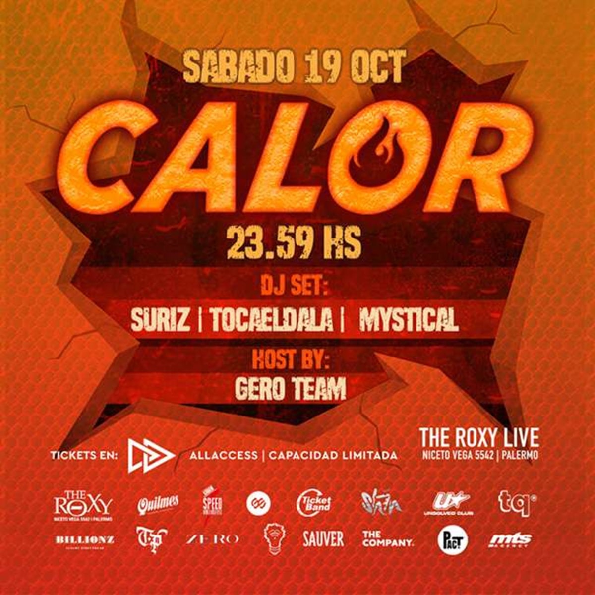 Fiesta Calor en The Roxy Live