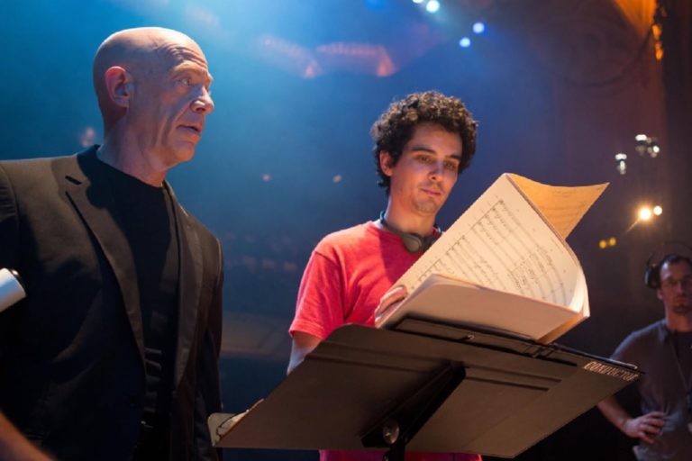 J.K Simmons y Damien Chazelle