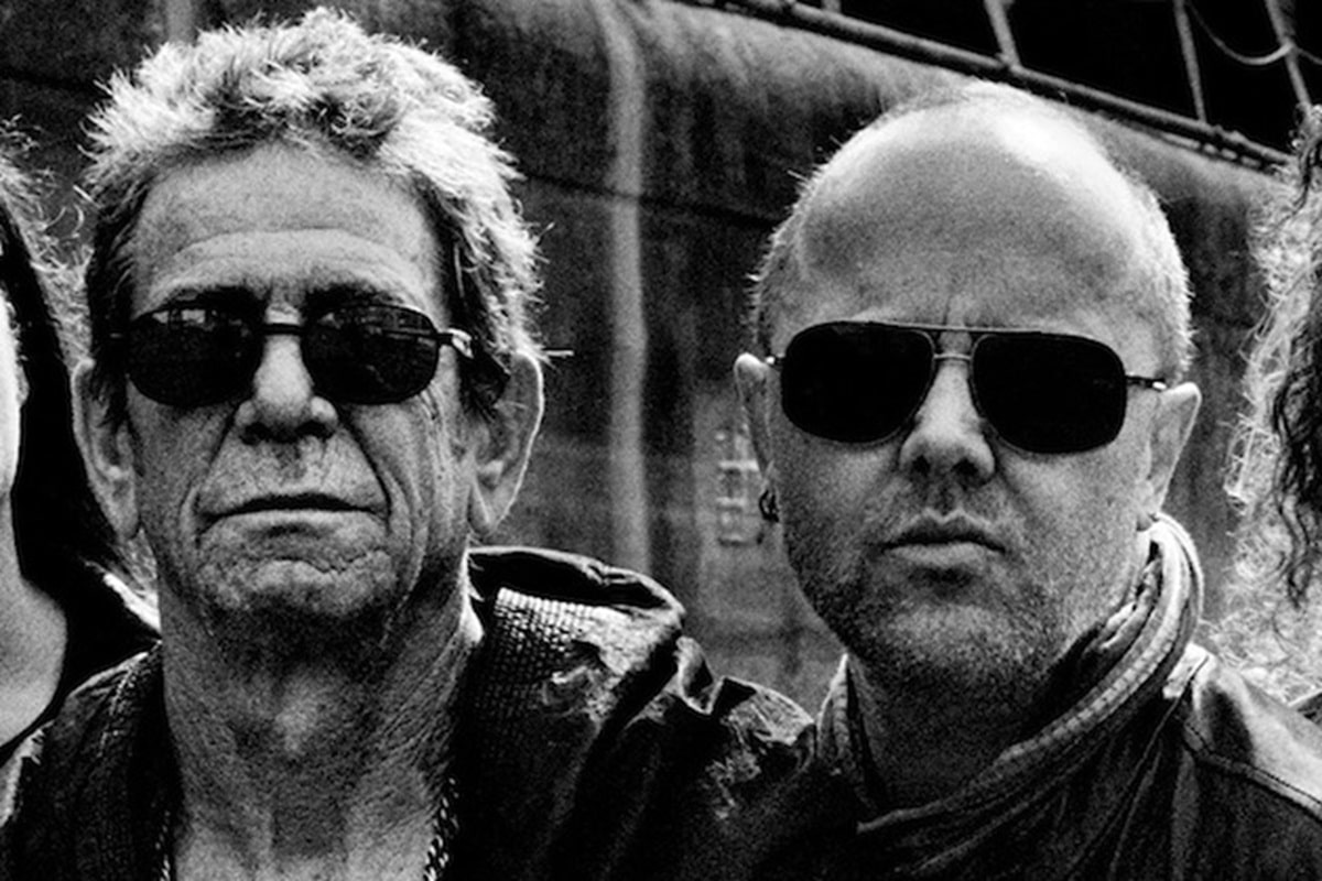 Lou Reed y Lars Ulrich