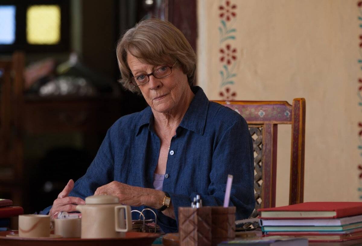 Maggie Smith en El nuevo exótico Hotel Marigold (2015)