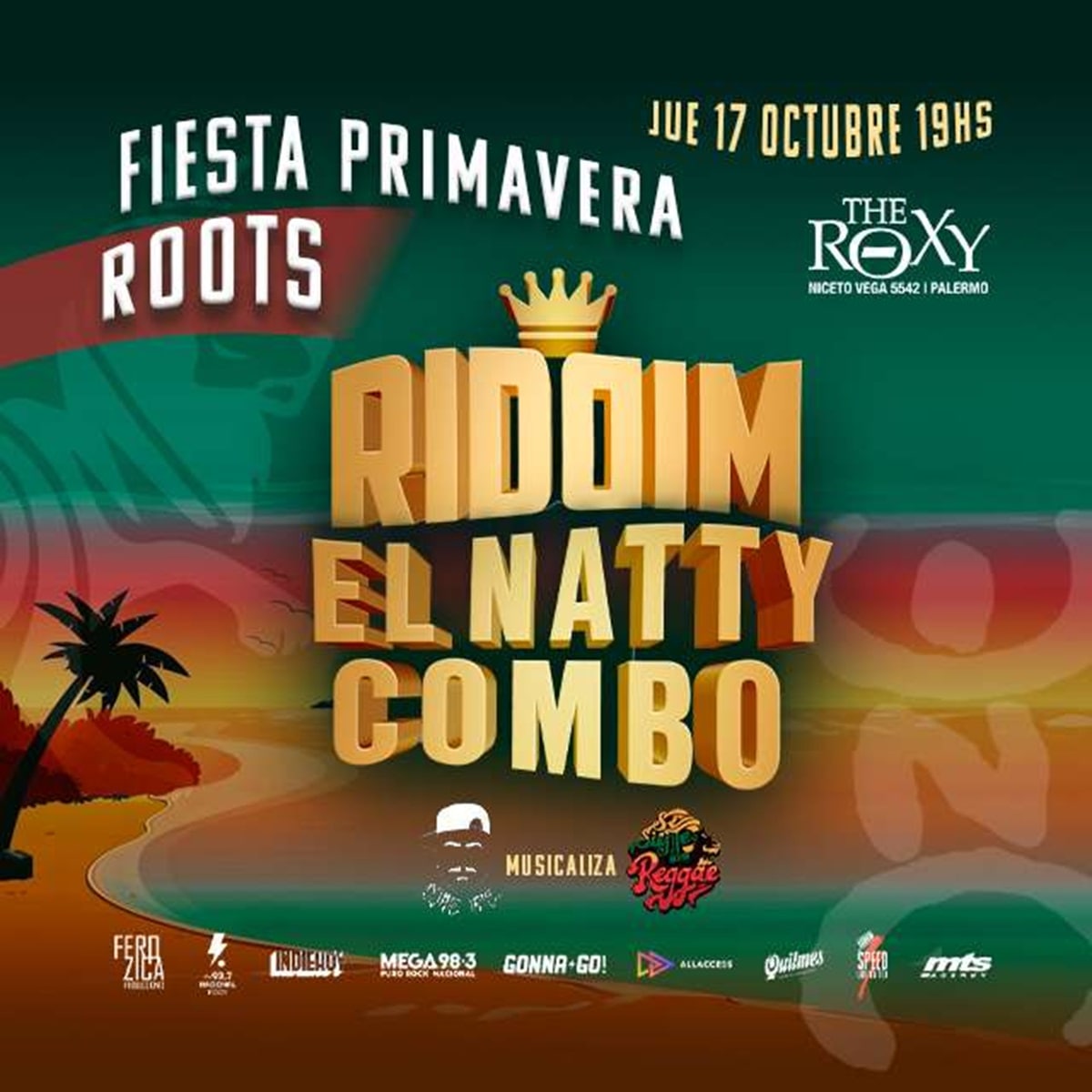 Riddim y El Natty Combo en The Roxy Live
