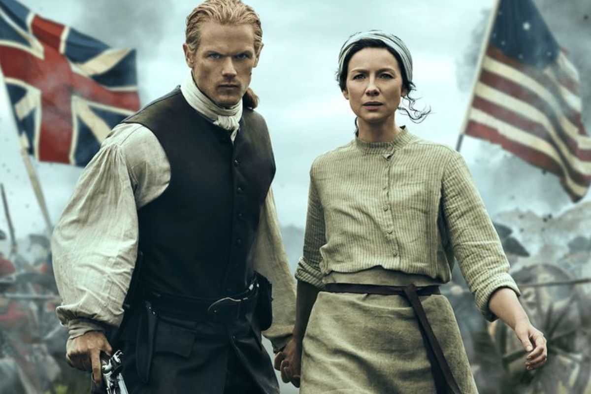 Los protagonistas de la séptima temporada de Outlander son Caitriona Balfe y Sam Heughan como Jamie Fraser