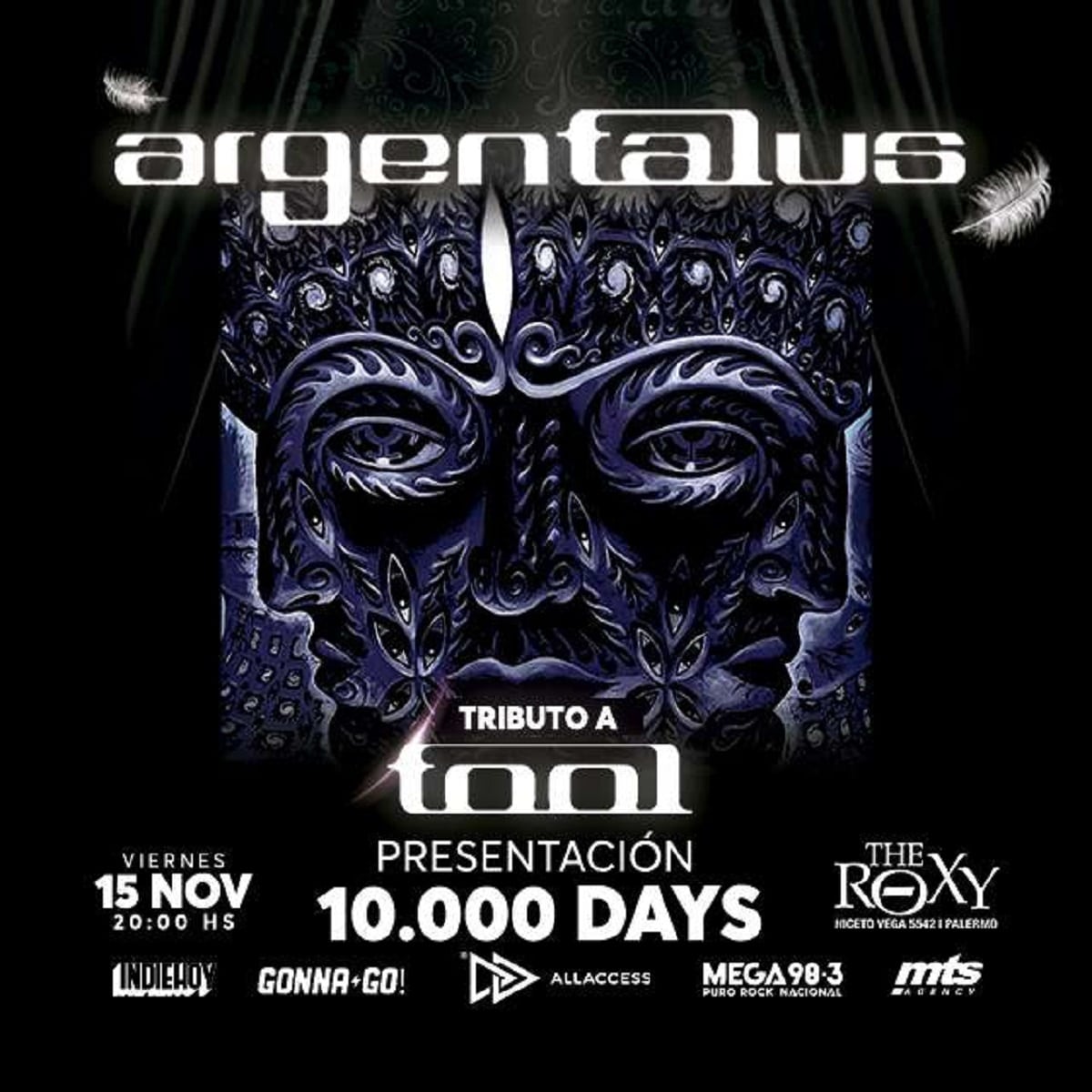 Argentalus (tributo a Tool) en The Roxy Live