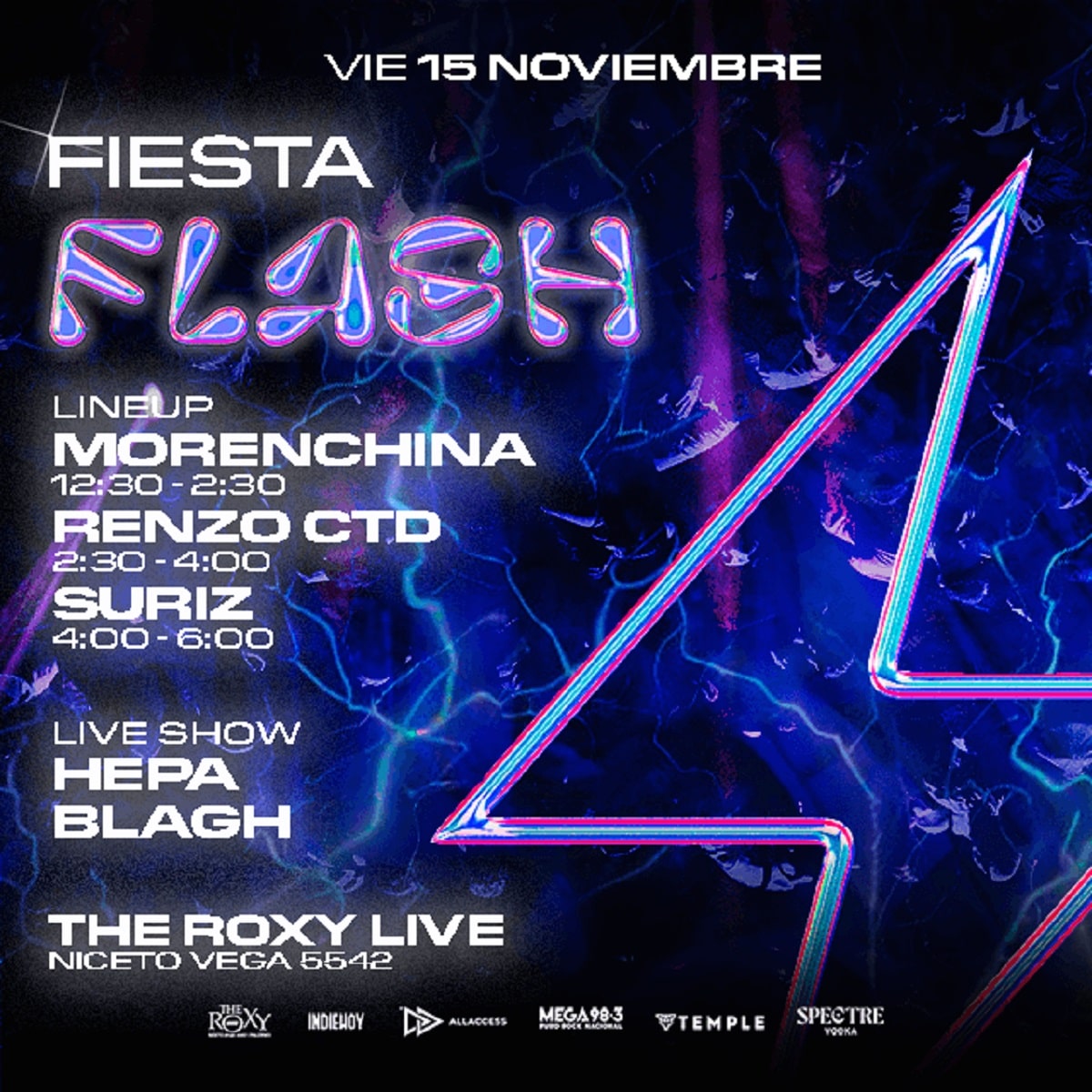 Fiesta Flash en The Roxy Live