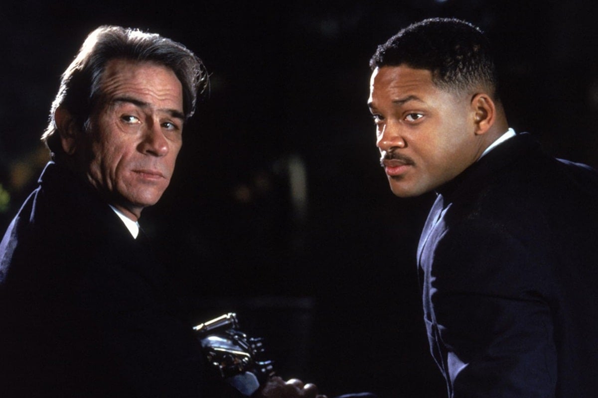 Tommy Lee Jones y Will Smith en Hombres de negro (1997)