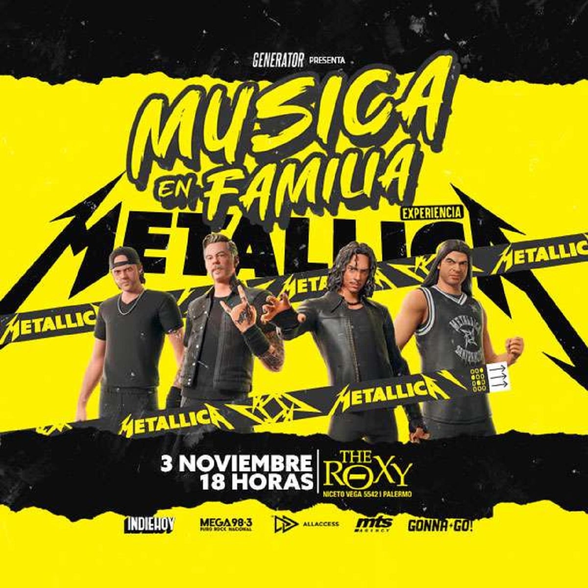 Experiencia Metallica en The Roxy Live