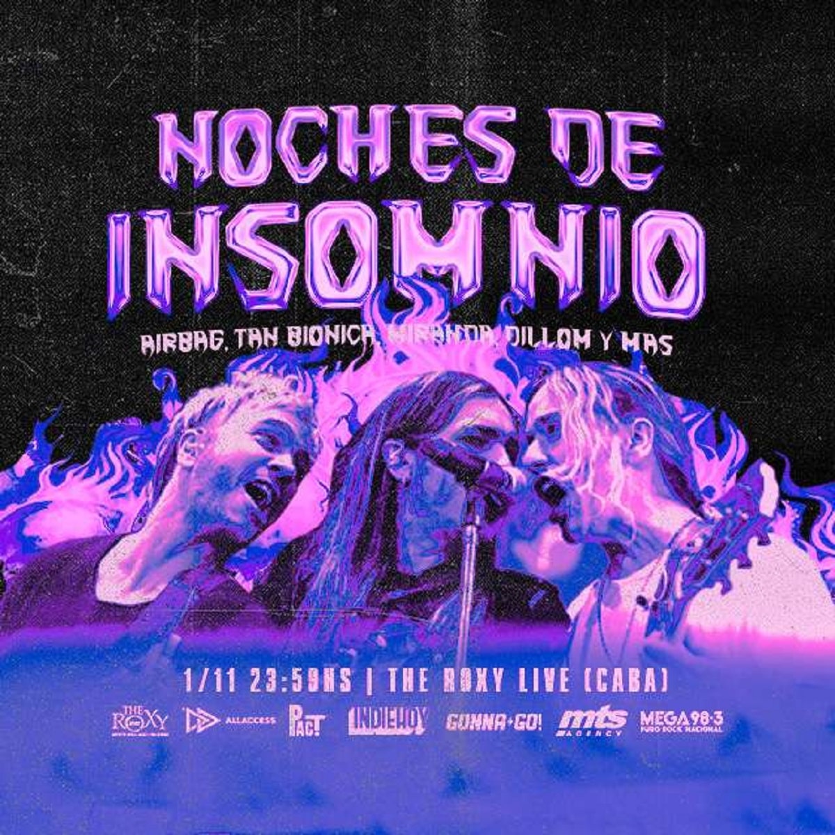 Noches de Insomnio en The Roxy Live