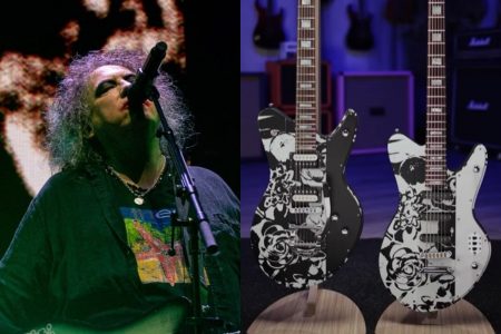 The Cure lanza dos guitarras de edición limitada con fines benéficos: Cómo comprarlas Robert Smith de The Cure / Guitarras que se lanzan al mercado