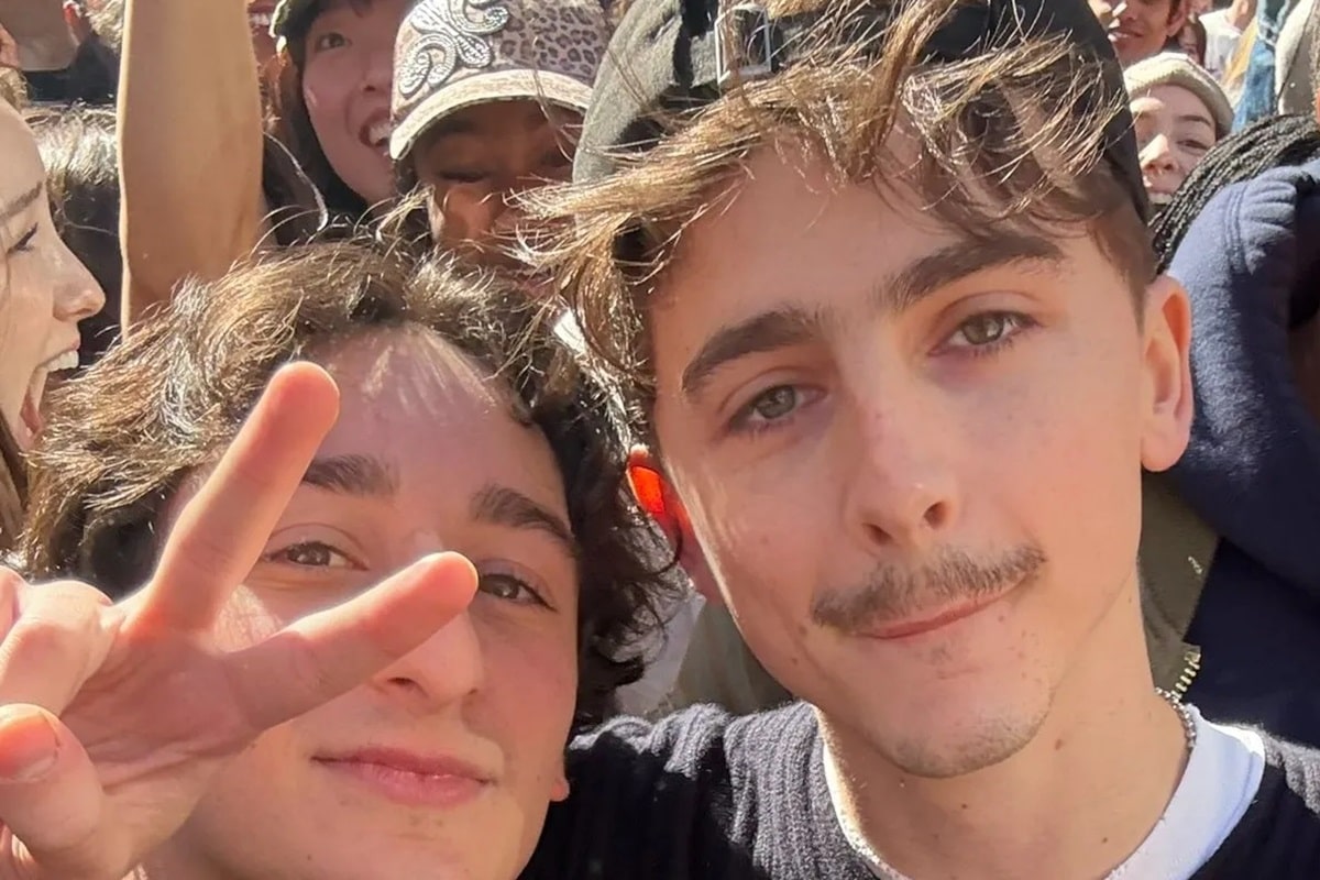 Timothée Chalamet y fan