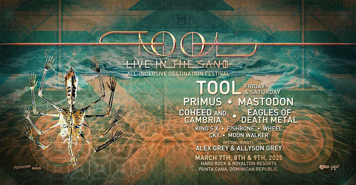 Cartel de Tool in the Sand