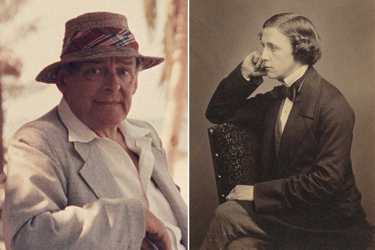T.S. Elliot y Lewis Carroll.