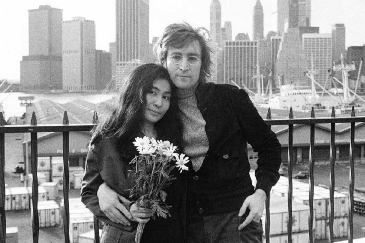 Yoko Ono y John Lennon