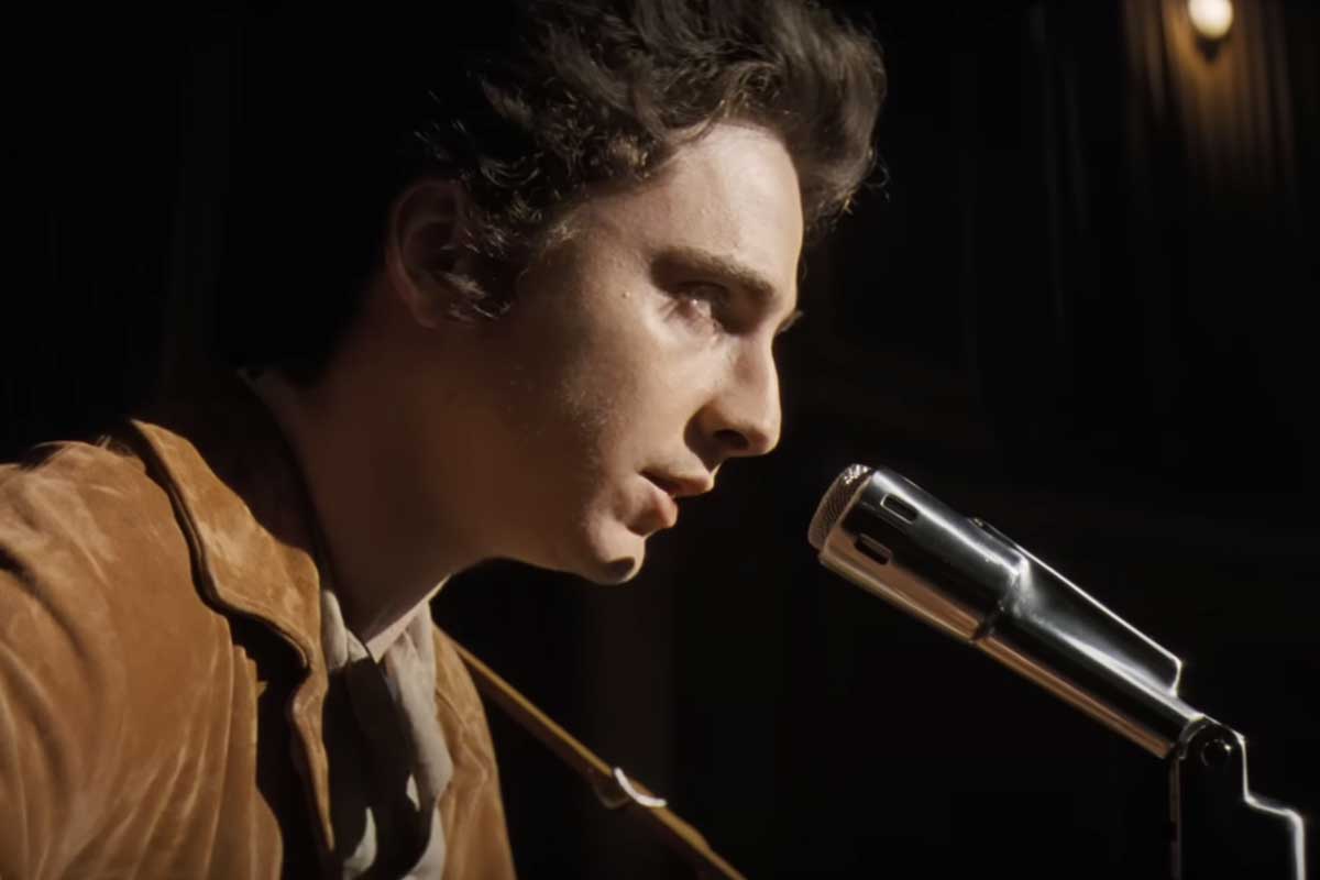 Timothée Chalamet en A Complete Unknown