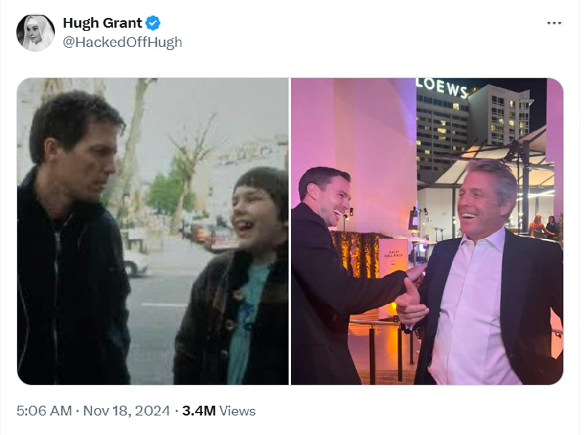 Hugh Grant y Nicholas Hoult