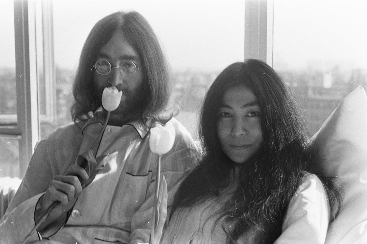 John Lennon y Yoko Ono