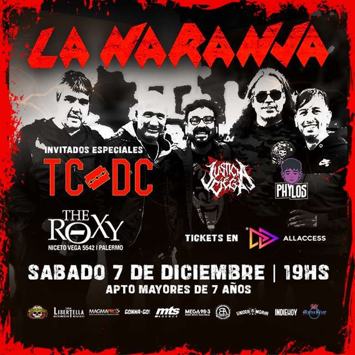 La Naranja en The Roxy Live