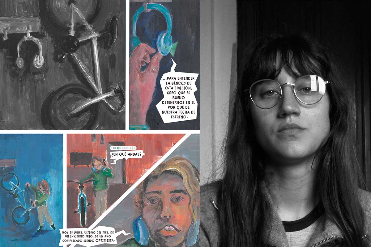Maité Bulgarelli, una de las ilustradoras que participan de la antología Dentro del cuadro.