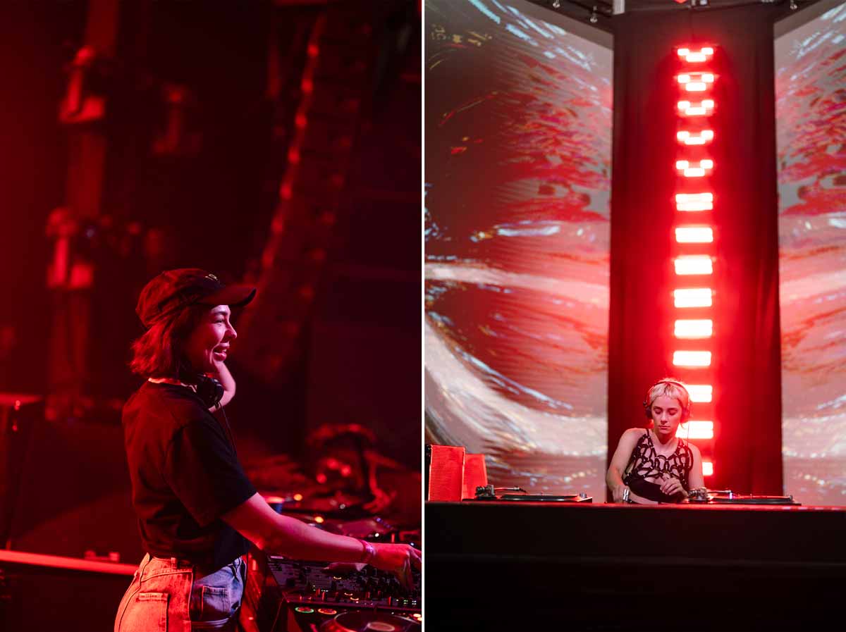 Nina Kraviz y Ludmila Di Pasquale en Creamfields Argentina 2024