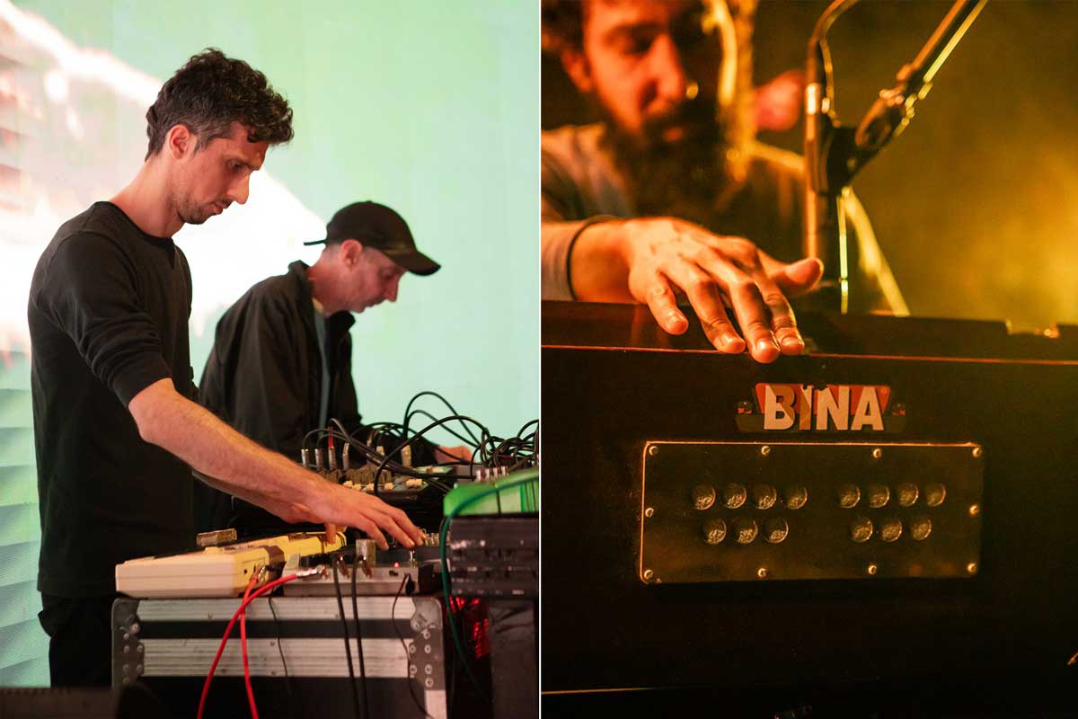 Nicolás Aimo, Pablo Reche y Federico Fossati del Sindicato del Drone