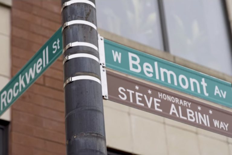 La calle"Steve Albini" en Chicago