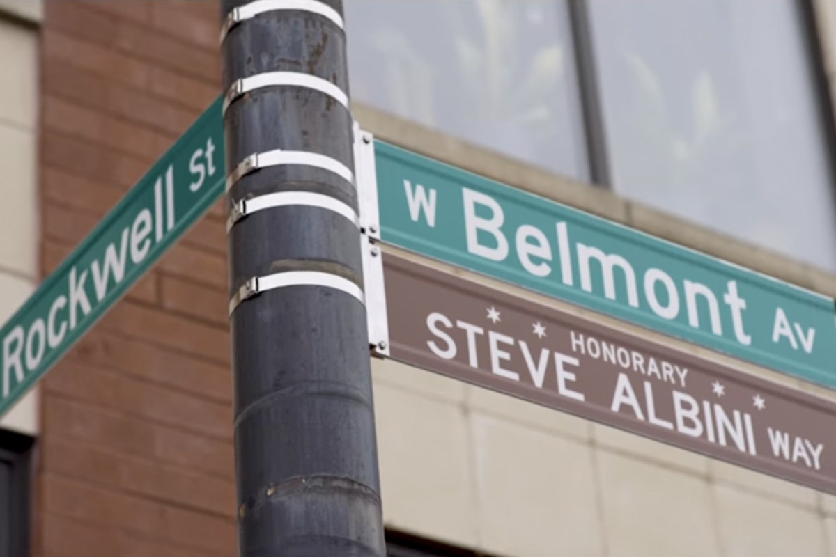 La calle "Steve Albini" en Chicago