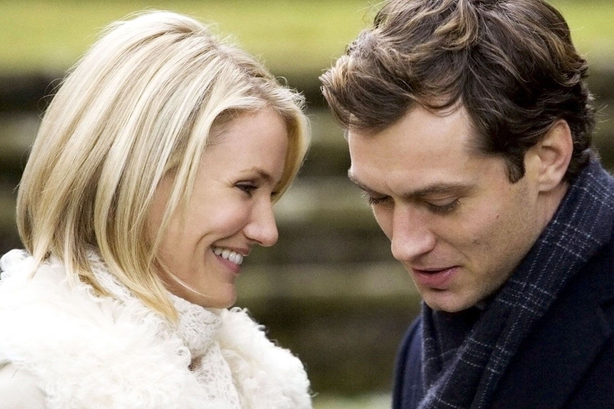 Cameron Diaz y Jude Law en El descanso (2006)