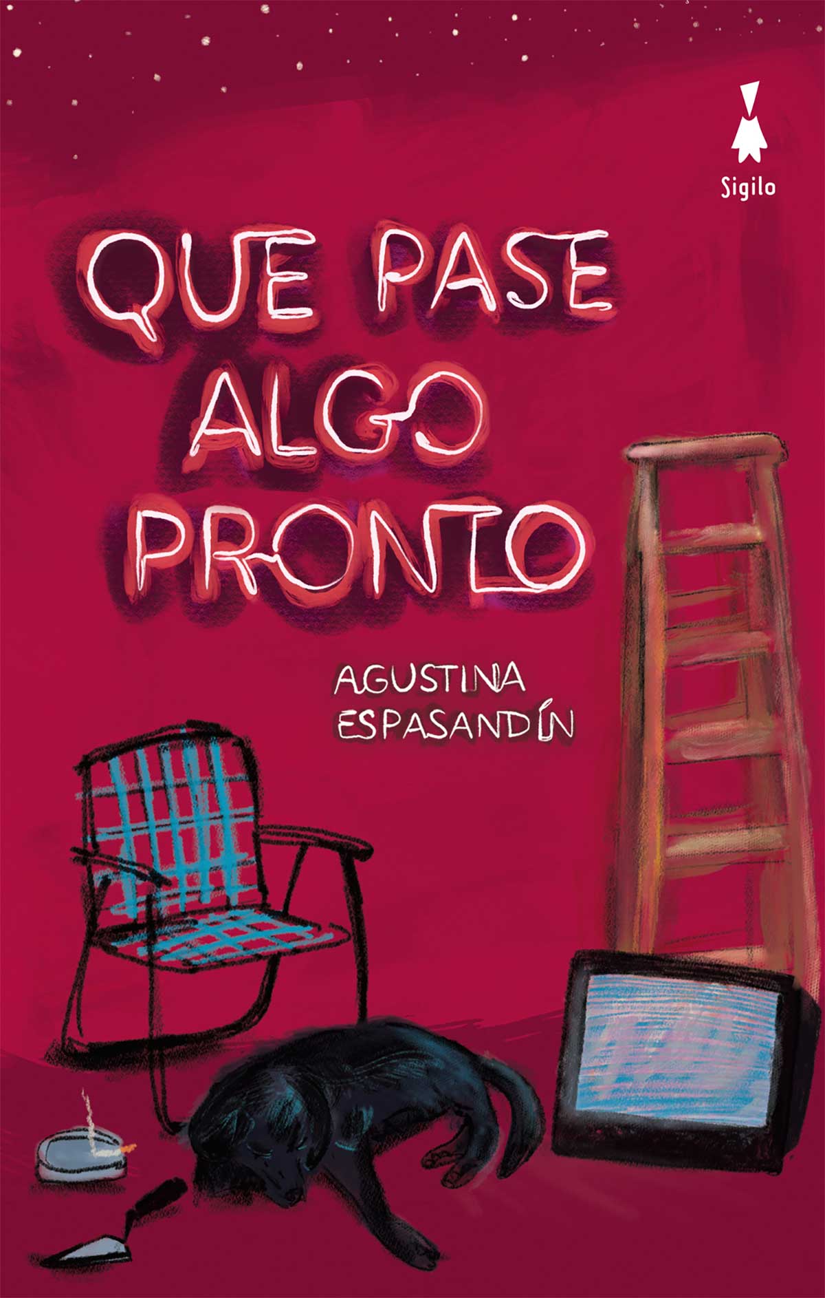 Tapa de Que pase algo pronto, libro de Agustina Espasandín