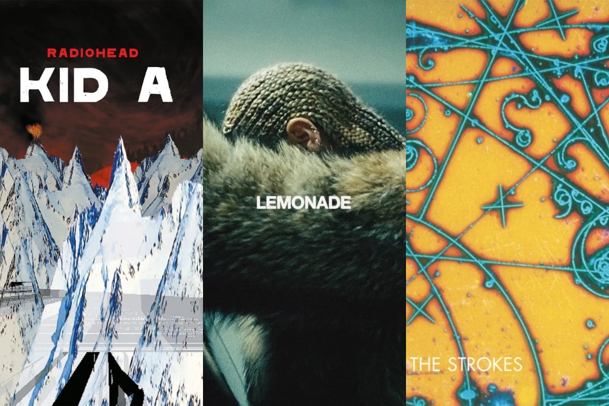 Kid A de Radiohead / Lemonade de Beyoncé / Is This It de The Strokes