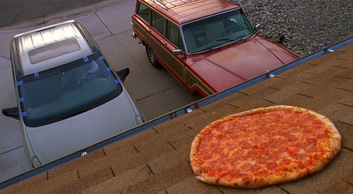 Escena de la pizza en Breaking Bad