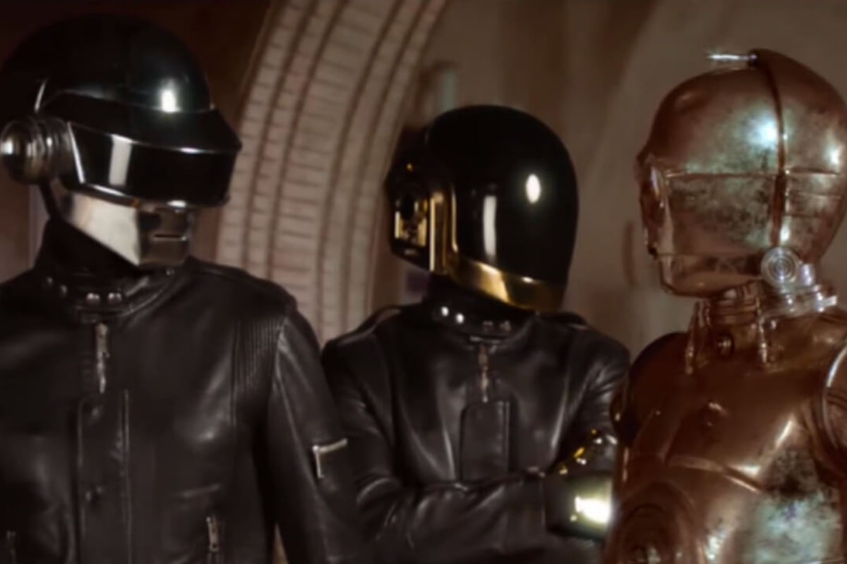 Daft Punk en una publicidad de Adidas