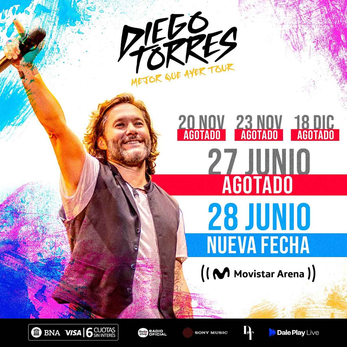 Diego Torres en Movistar Arena