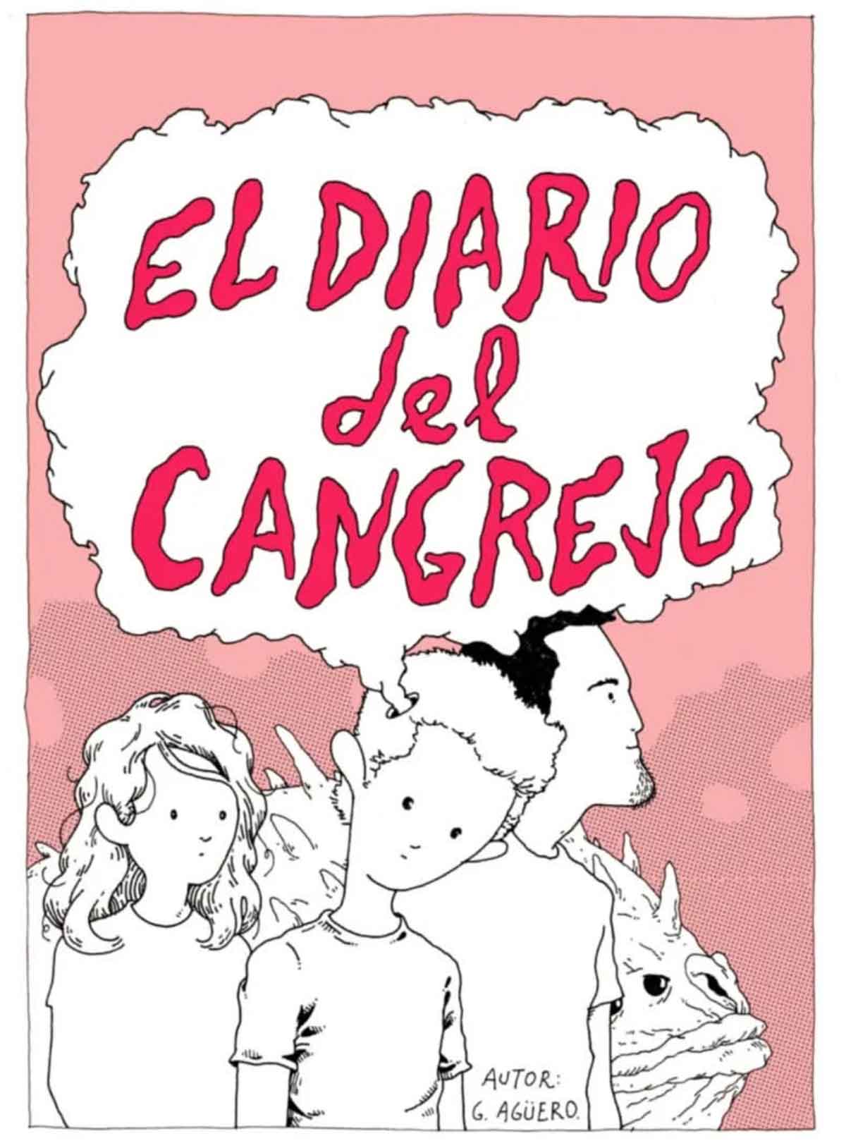 Tapa de El diario del cangrejo, historieta de Gonzalo Agüero