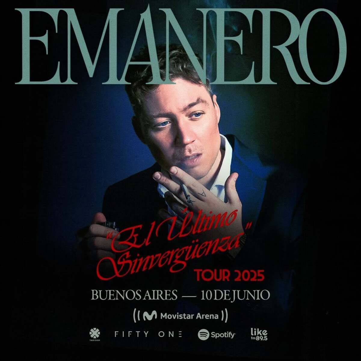 Emanero en Movistar Arena
