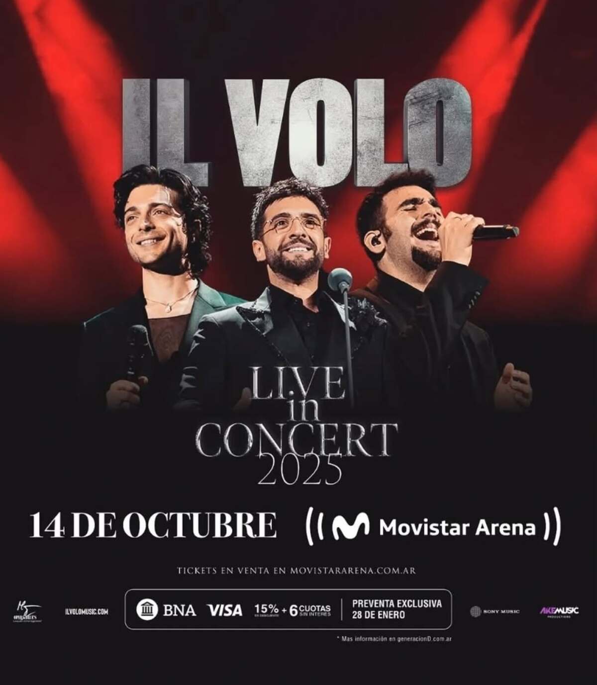 Il Volo en Argentina