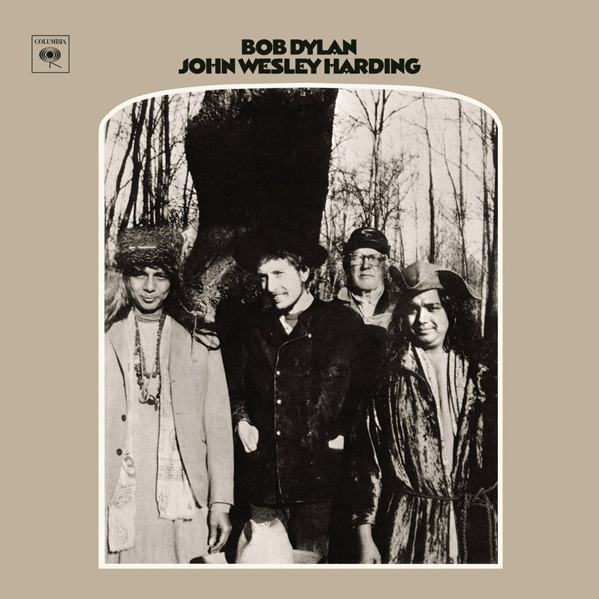 tapa de John Wesley Harding, disco de Bob Dylan