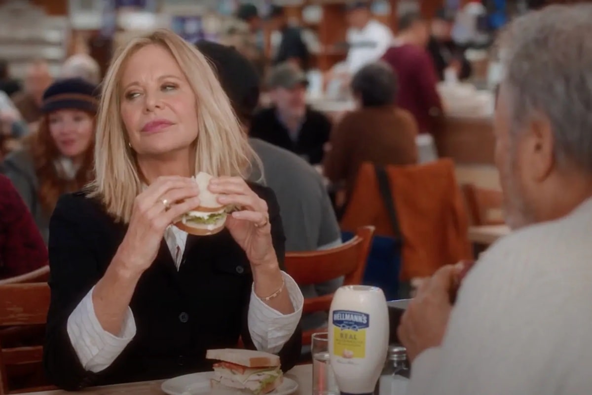 Meg Ryan y Billy Crystal en un comercial de Hellmann's