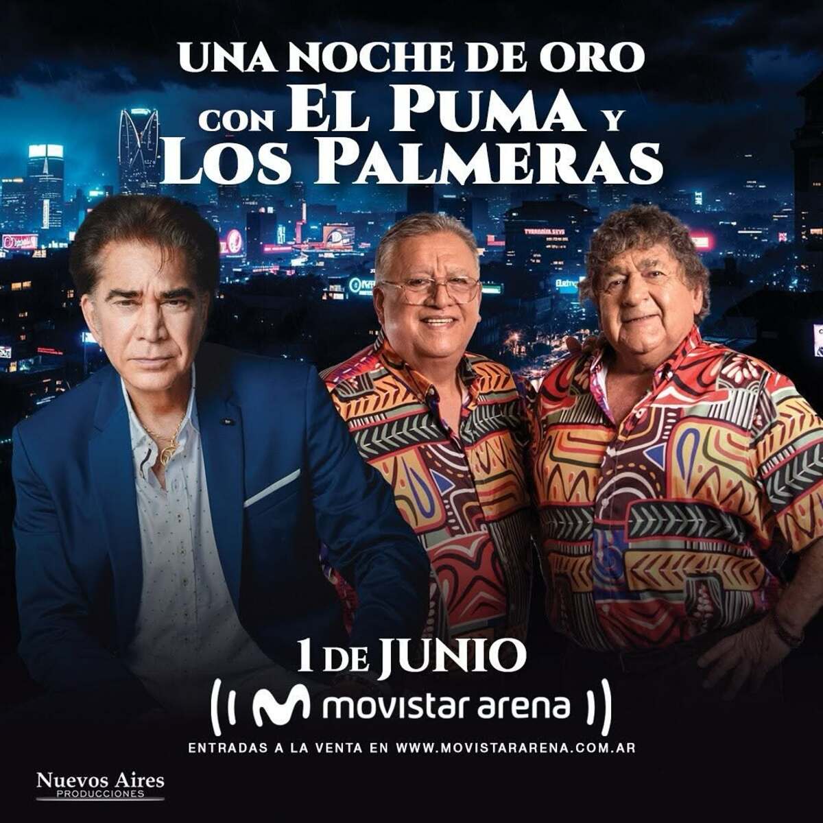 El Puma Rodríguez y Los Palmeras en Movistar Arena