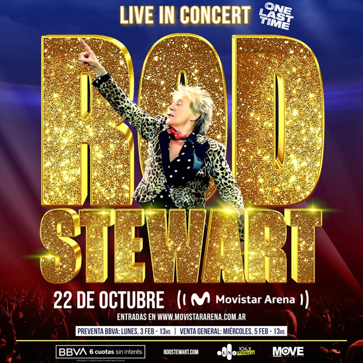 Rod Stewart en Argentina