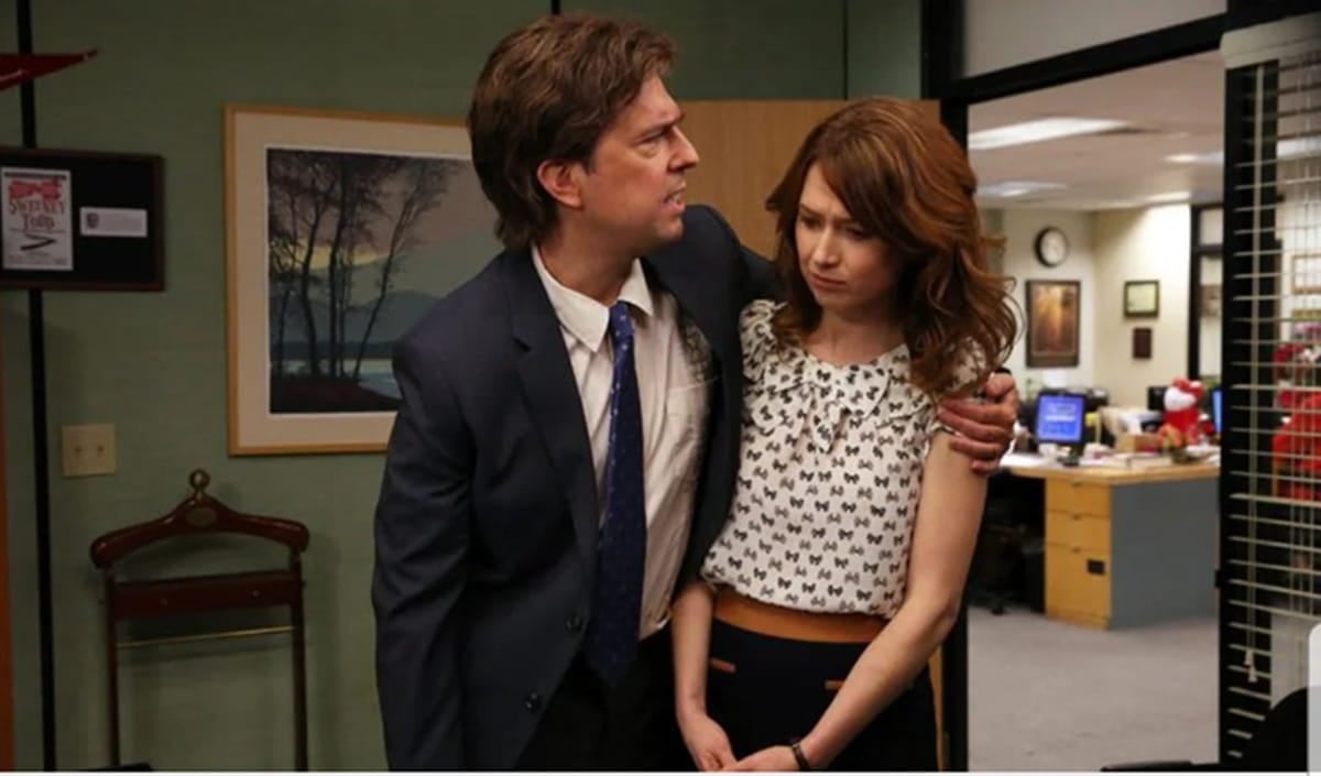 Andy y Erin en The Office