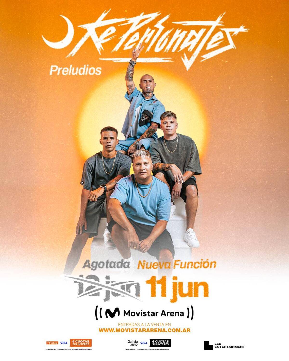 Ke Personajes en Movistar Arena
