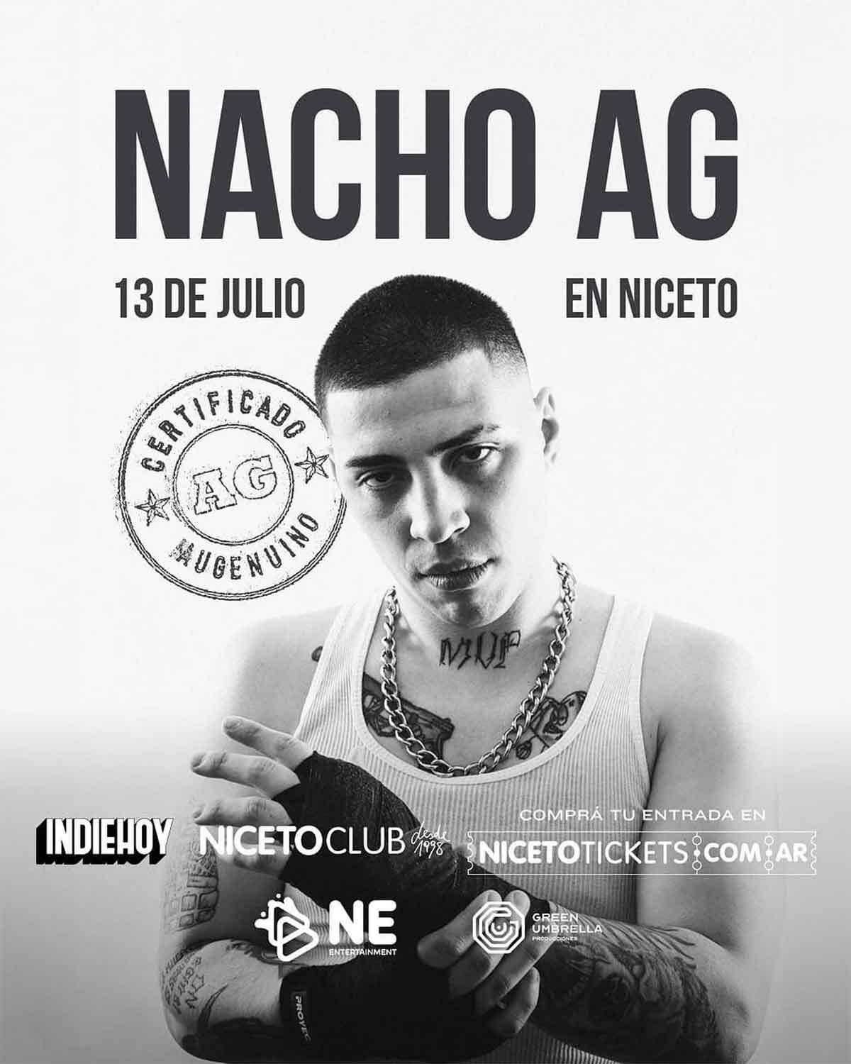 Nacho Augenuino en Niceto Club