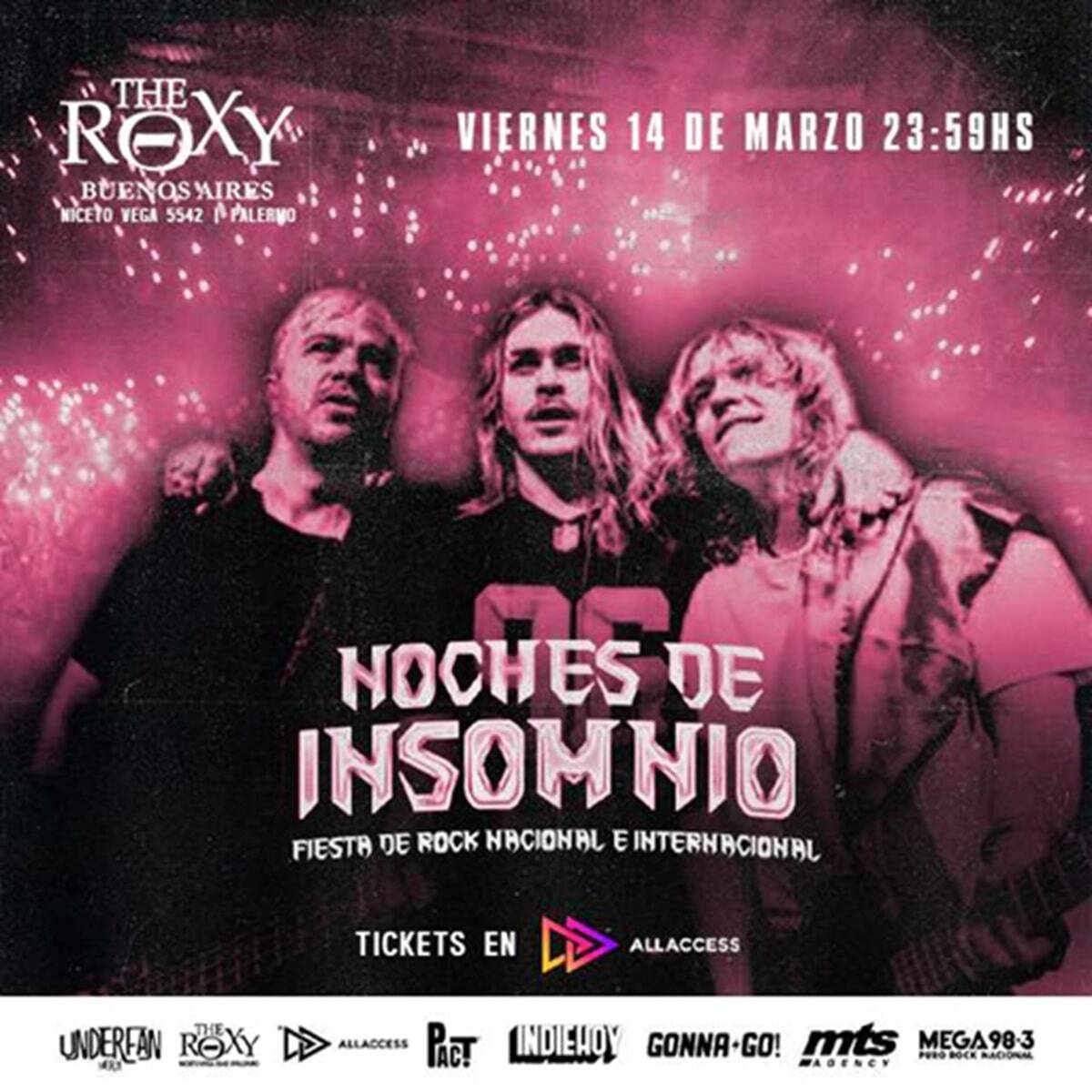 Noches de Insomnio en The Roxy Live!