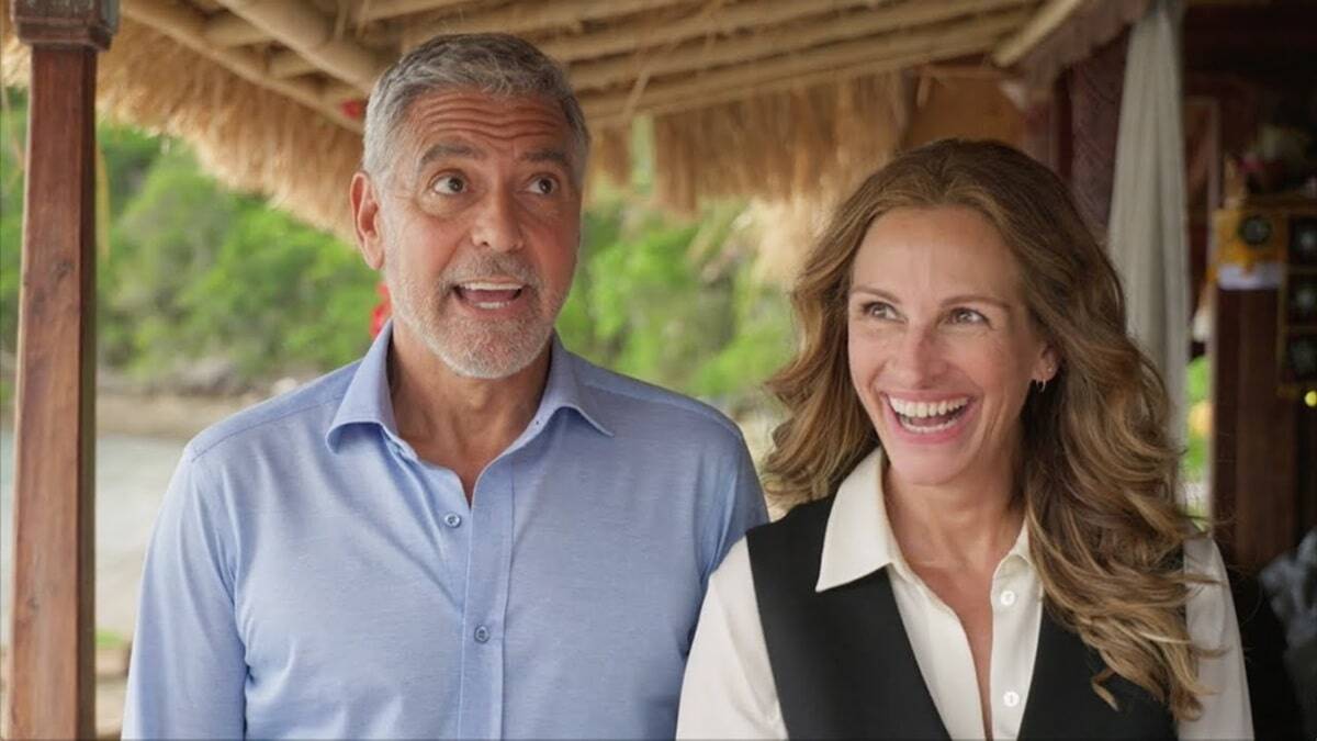 George Clooney y Julia Roberts en Pasaje al paraíso (2022)