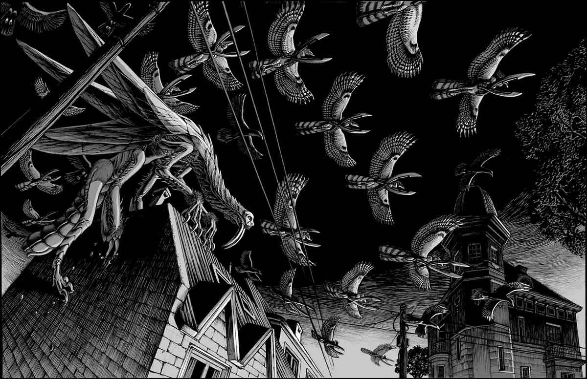 Nocturno (2009), cómic de Salvador Sanz publicado en la revista Fierro.